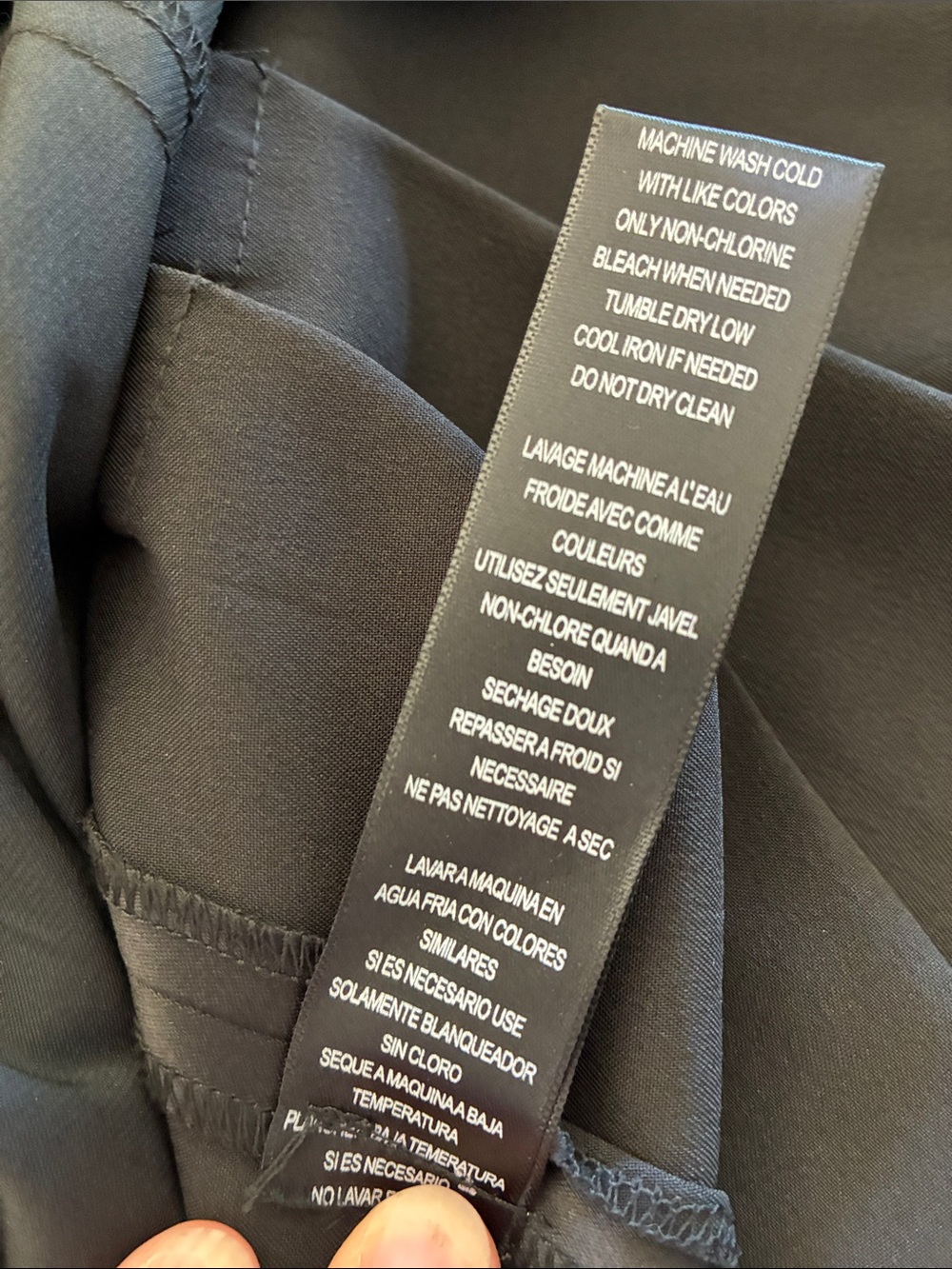 BCBG Little Black Strappy Mini Dress - Picture 12 of 12
